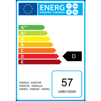  Standard A60 EcoHalo 57W E27 2 