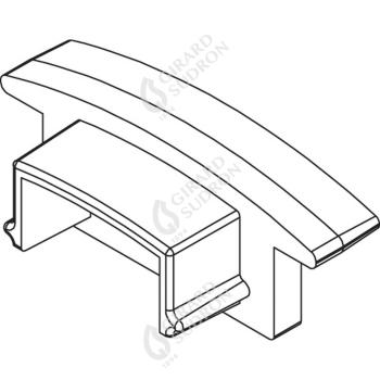  Embouts pour Profile Alu 30.5x 