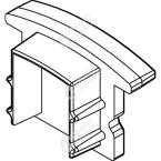  Embouts pour profile aluminium 