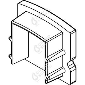  Embouts pour profile aluminium 