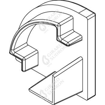  Embouts pour profile aluminium 