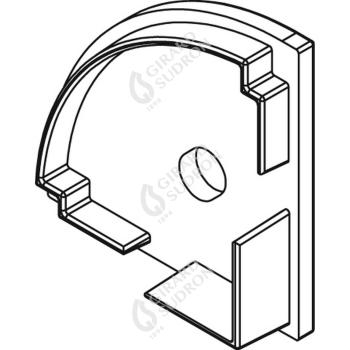  Embouts pour profile aluminium 