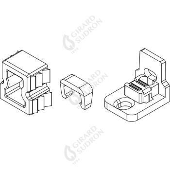  Embouts pour profile aluminium 