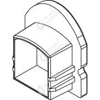  Embouts pour profile aluminium 