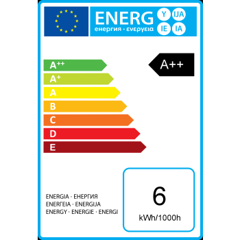  Spot LED 6W GU10 3000k 540Lm D 