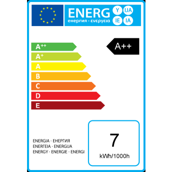  Spot LED 7W GU10 3000k 600Lm D 