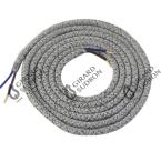  Cable rond chin gris 2 mtres 2 