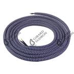  Cable rond bleu blanc 2 mtres 