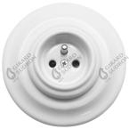  RETROCHARM socket porcelain wh 