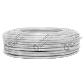  CABLE OVALE DBLE ISOL.2X0,5 BL 