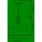  EL Suspension E27 Max.60W abat 