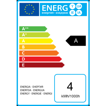  Sphrique Led 4W E14 3000k 360L 