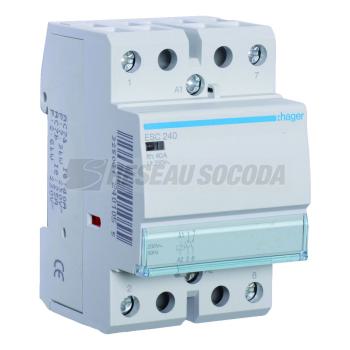  Contact 40A, 2F, 230V 