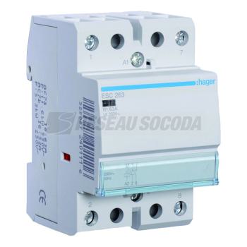  Contact 63A, 2F, 230V 