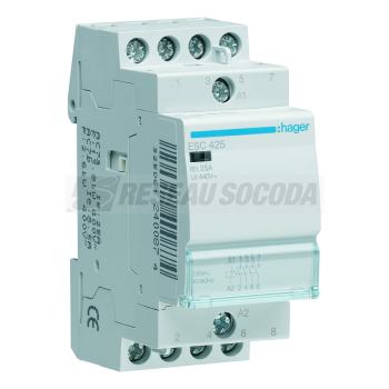  Contact 25A, 4F, 230V 