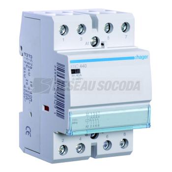  Contact 40A, 4F, 230V 