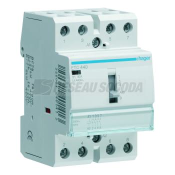  Contact J/N 40A, 4F, 230V 