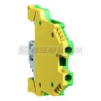  Borne vert-jaune 4mm 