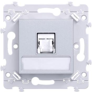  ess. RJ45 Cat.6 UTP Gr1 Titane 