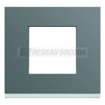  Plaque plastique 1P taupe 