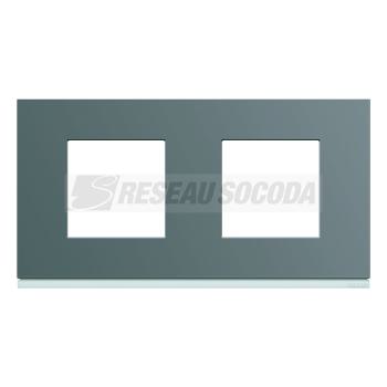  Plaque plastique 2P H71 taupe 