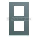  Plaque plastique 2P V71 taupe 