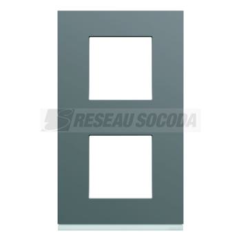  Plaque plastique 2P V71 taupe 