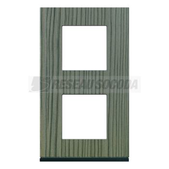  Plaque 2P V71 grey wood 