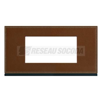  Plaque 4M E71 coffee leather 