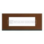  Plaque 6M E57 coffee leather 