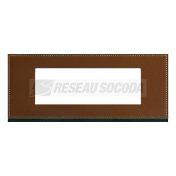  Plaque 6M E57 coffee leather 