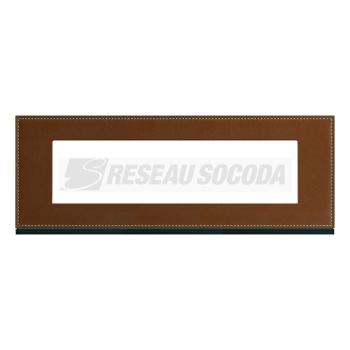  Plaque 8M E71 coffee leather 