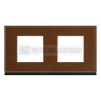  Plaque 2P H71 coffee leather 