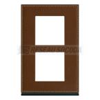  Plaque 2P V57 coffee leather 