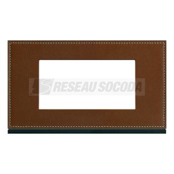  Plaque 4M E57 coffee leather 