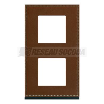  Plaque 2P V71 coffee leather 