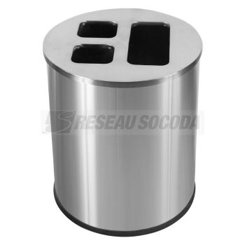  COLLECTEUR 40L inox bross 3 b 