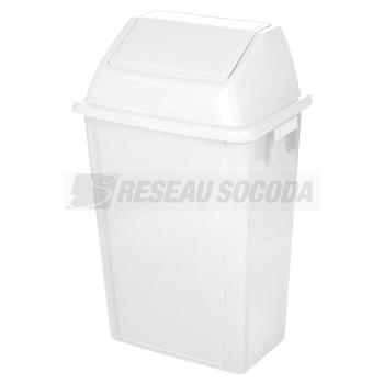  POUBELLE murale 40L couvercle 