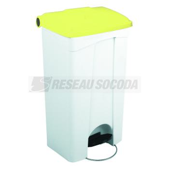  CONTAINER 90L blanc couvercle 