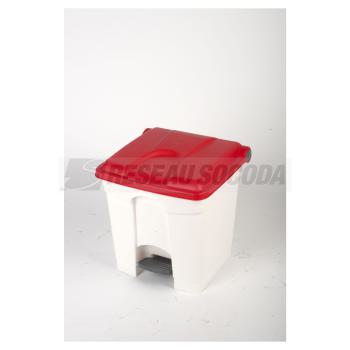  CONTAINER 30L blanc couvercle 