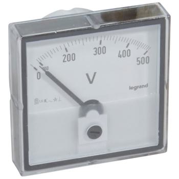  VOLTMETRE 500V FUT ROND 