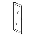  PORTE GALBEE VITREE L725 H1800 