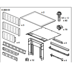  KIT CAISSON DMX3 L850 P725 