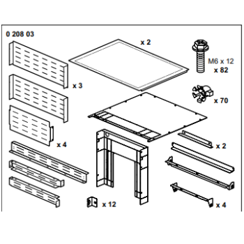  KIT CAISSON DMX3 L850 P725 