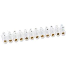  BARRETTE NYLBLOC 10MM2 BLANC 