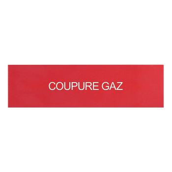  ETIQUETTE COUPURE GAZ 