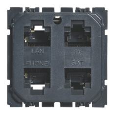  RJ45 MULTIMEDIA X4 STP CELIANE 