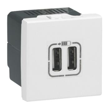  CHARG 2M 2USB A+A 3A 15W BL 