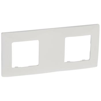  PLAQUE DOUBLE 100MM BLANC 