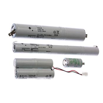  Pack accus 2x4x1,2V/0,6Ah 